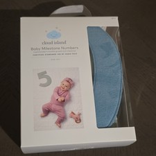 Cloud Island Baby Milestone Numbers Set 100 Recycled Polyester Multicolor