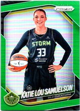 2025 Panini Prizm WNBA #82 Katie Lou Samuelson Green Prizms