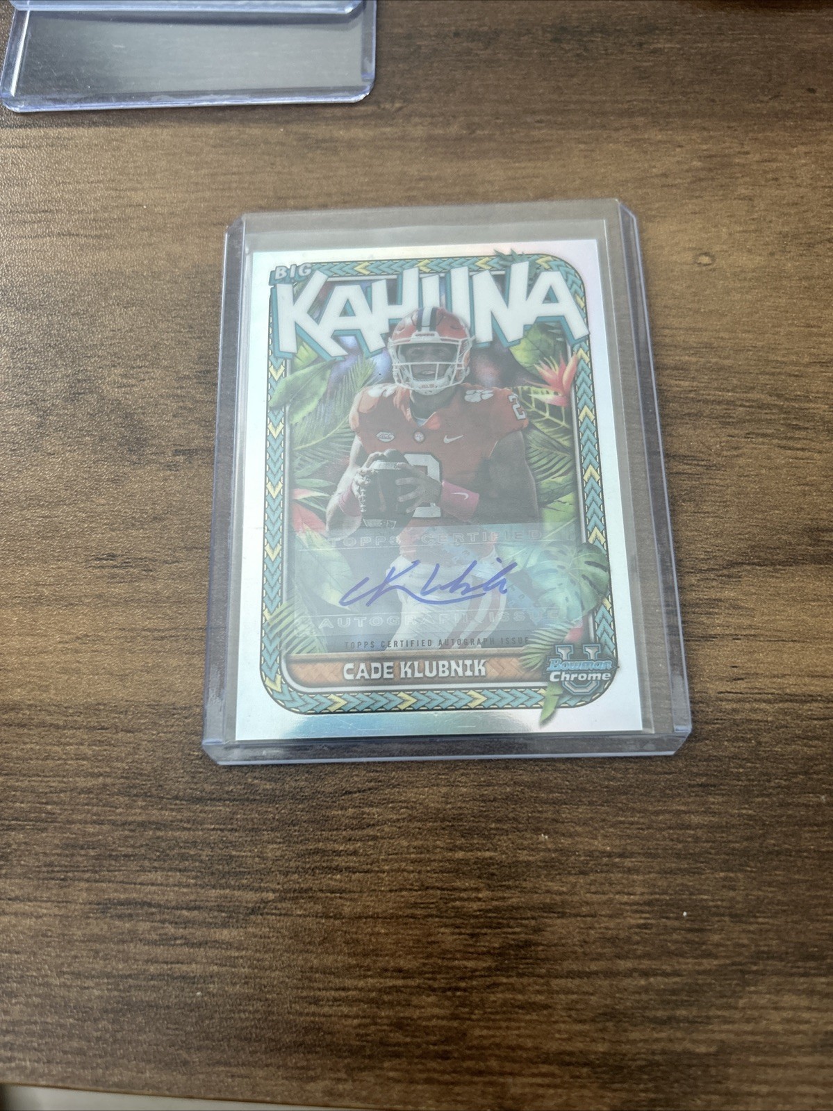 Cade Klubnik AUTO /150 SSP Rookie 2023 Bowman Chrome University BIG KAHUNA TBK-6