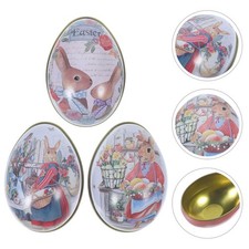 6 Pcs Party Favor Box Candies Holder Candy Storage Decorative Egg-shaped Boxes