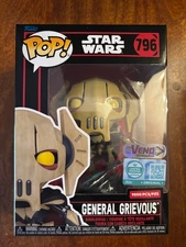 Funko Pop! Star Wars General Grievous #796 eVend Exc LE 9500 IN HAND w/Protector