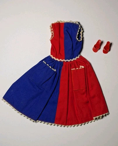 Complete Original Vintage 1963 Barbie Fancy Free #943 Fashion Playset Japan