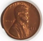 1955 Lincoln Wheat Cent GEM BU RED Brilliant Uncirculated 1c Coin Free Post
