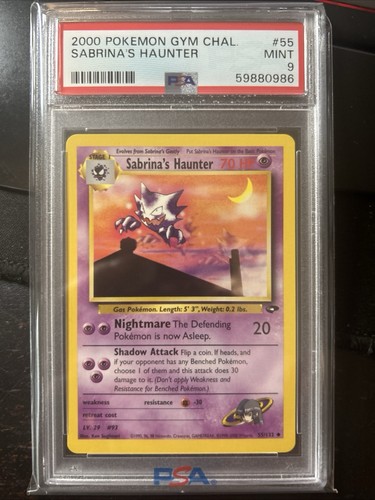 Sabrina's Haunter (Unlimited) graded PSA 9 for sale on eBay