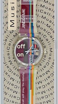 SWATCH MUSICALL - JINGLE ME SLK118 - NEU UNGETRAGEN - MIT PAPIEREN