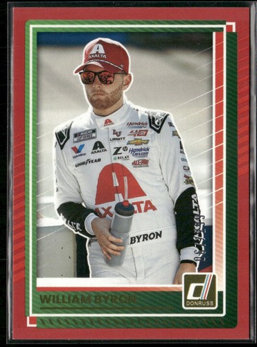 William Byron 2025 Donruss Nascar Red 67/299 #6