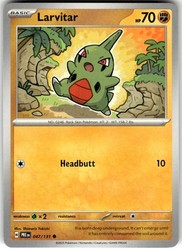 Larvitar 047/131 Common Prismatic Evolutions