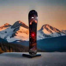 Free Ride Slope Style Snowboard 163 Deep Space Series Design Cosmos Camber New