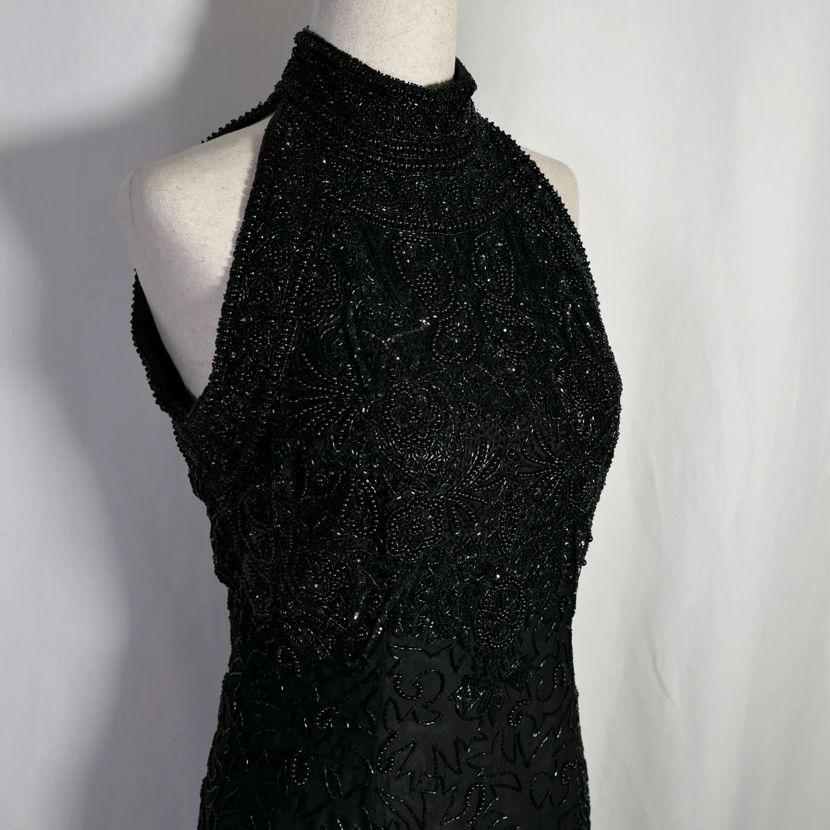 ebay beaded dress Heavily In Women's Dresses for sale Color:BLACK AND WHITE venngroup:Cerita Guitar Tab Long Cool