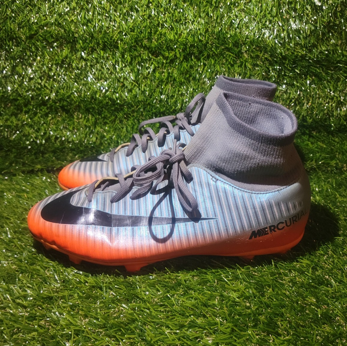 cr7 Nike Mercurial Victory Grey Orange FG CR7 | eBay