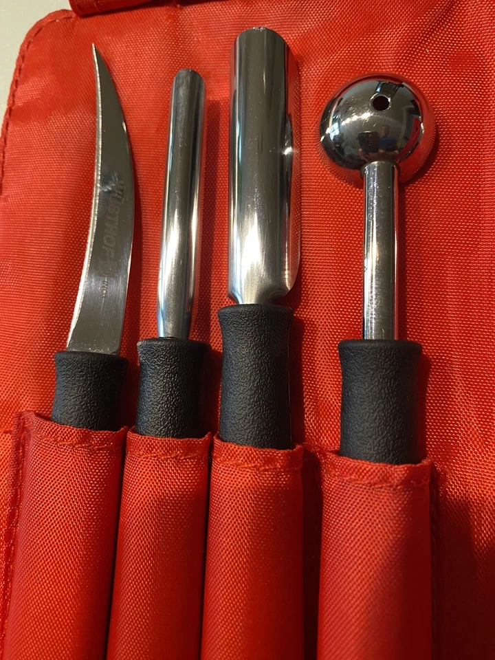 Schnitzmesserset "Professional" 8-tlg., Edelstahl, Triangel, Set Wüsthof - Bild 2 von 4