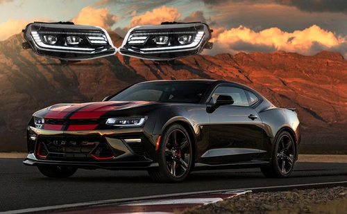 For 2016-2018 Chevrolet Camaro LT SS RS ZL LS LED Projector Headlights w/ DRL - Picture 1 of 13