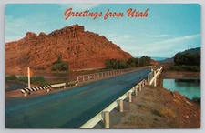 Postcard Greetings From Colorado River Moab Utah