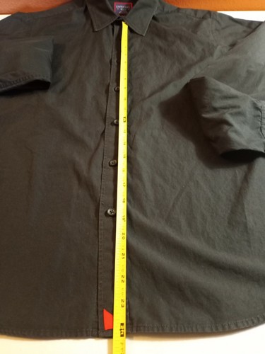 UNTUCKIT Slim Fit Mens Size Medium 100% Cotton Black Button-Front Shirt - Picture 3 of 8