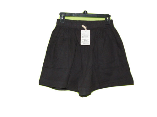 Uranded Black Linen Mix Pull On Shorts 2xl Women New Unbranded Black Linen Mix