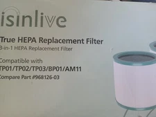 Isinlive Filter - 2 Pack Air Purifier True HEPA Premium Grade Filters #968126-03
