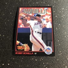 Bobby Bonilla 1993 Donruss Triple Play Baseball #173 MLB New York Mets OF