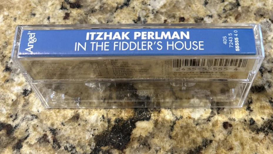 ITZHAK PERLMAN- IN THE FIDDLER’S HOUSE CASSETTE ANGEL RECORDS 4DS 72435 Foto 2 de 4