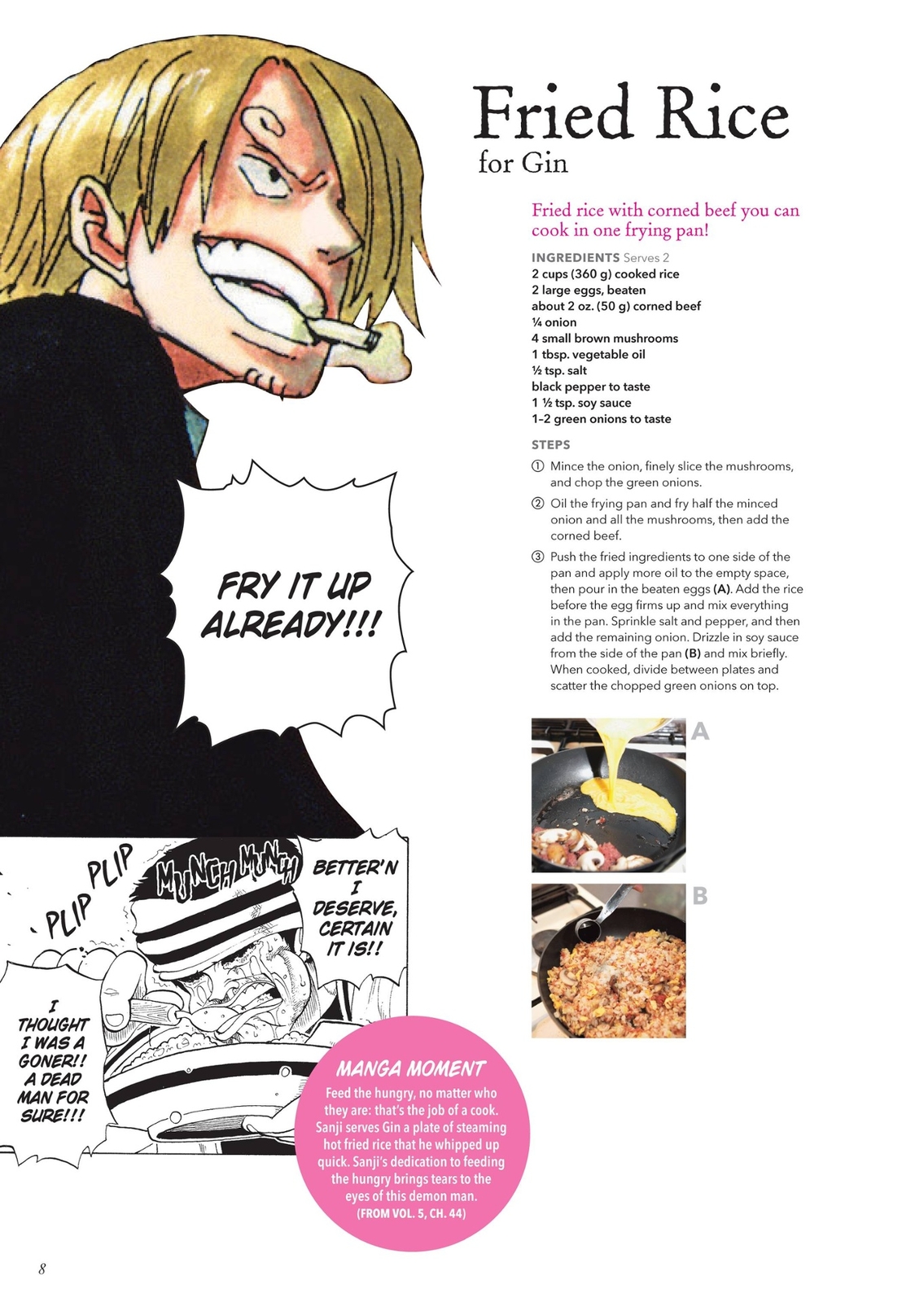 One Piece Pirate Recipes by Sanji Hardcover Book English Edition from