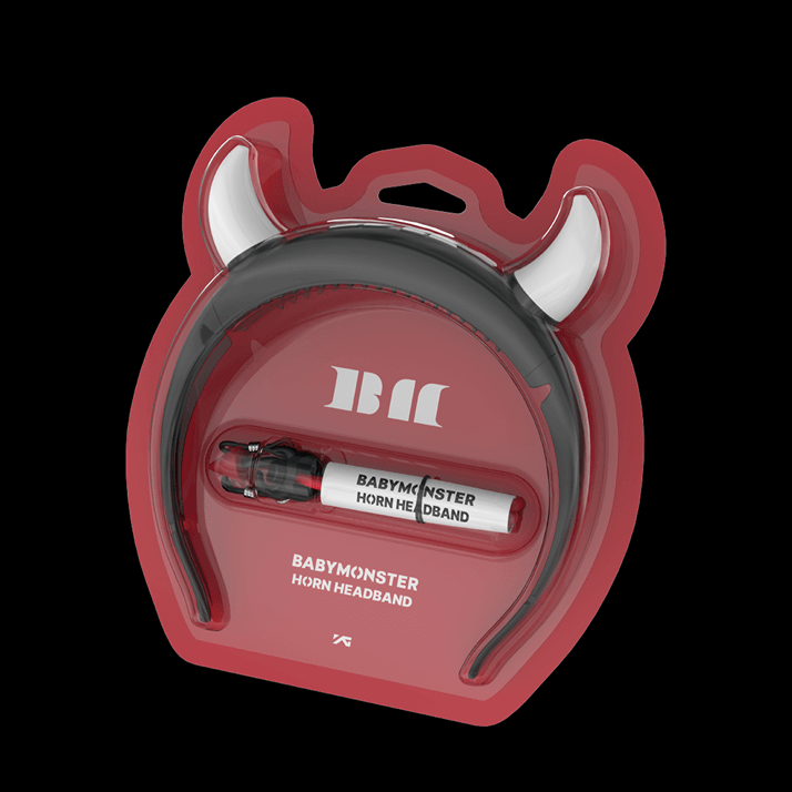 BABYMONSTER Official Horn Headband Light Hair Band Authentic K-POP