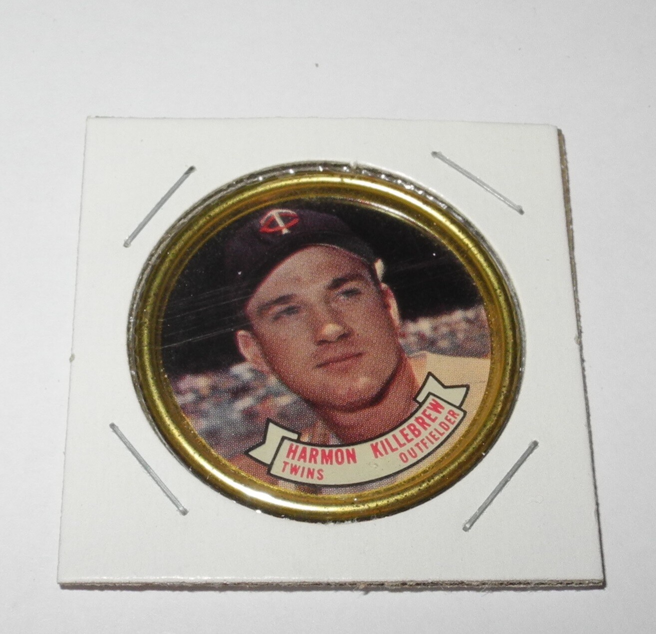 1964 Topps Baseball Coin Pin #112 Harmon Killebrew Minnesota Twins Near Mint