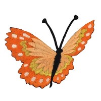 Ae61★Schmetterling AufnäHer Zum AufbüGeln Applikation BüGelbild Patch 7,4 X 6 Cm