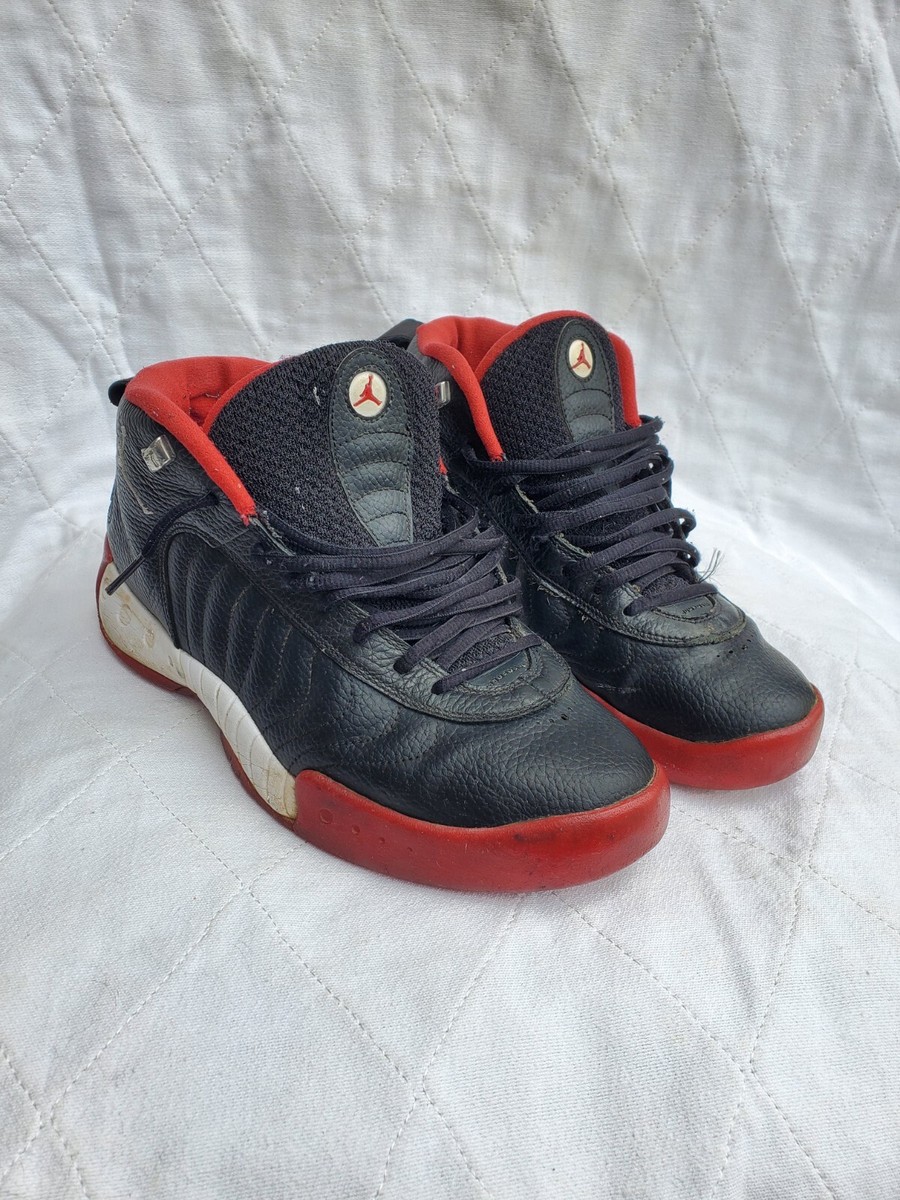 Size Mens Jordan Jumpman Pro Bred 2016 Black Red Shoes