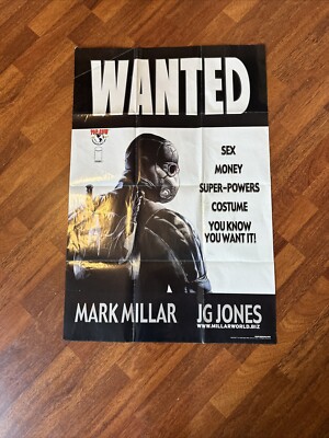 Wesley Gibson The Killer Wanted Top Cow Comic Poster by J G Jones