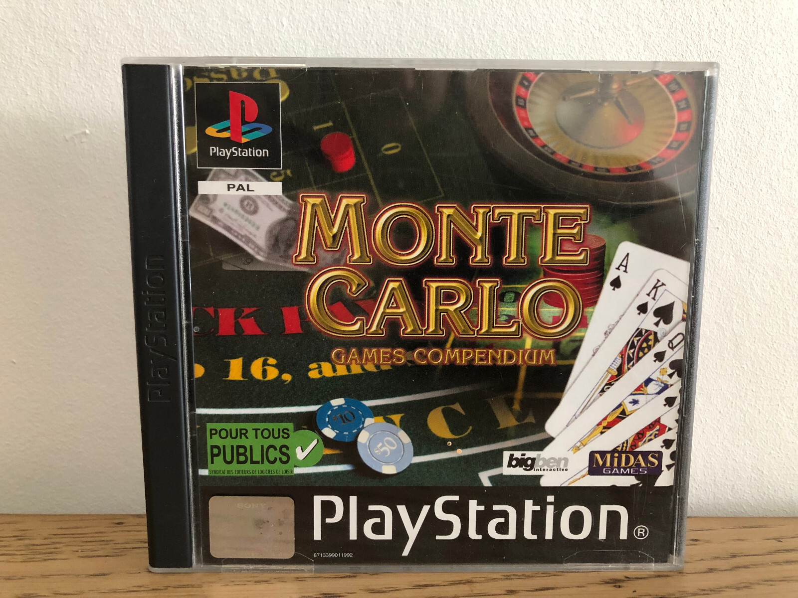 Monte Carlo Games Compendium Playstation Prix Photo Présentation