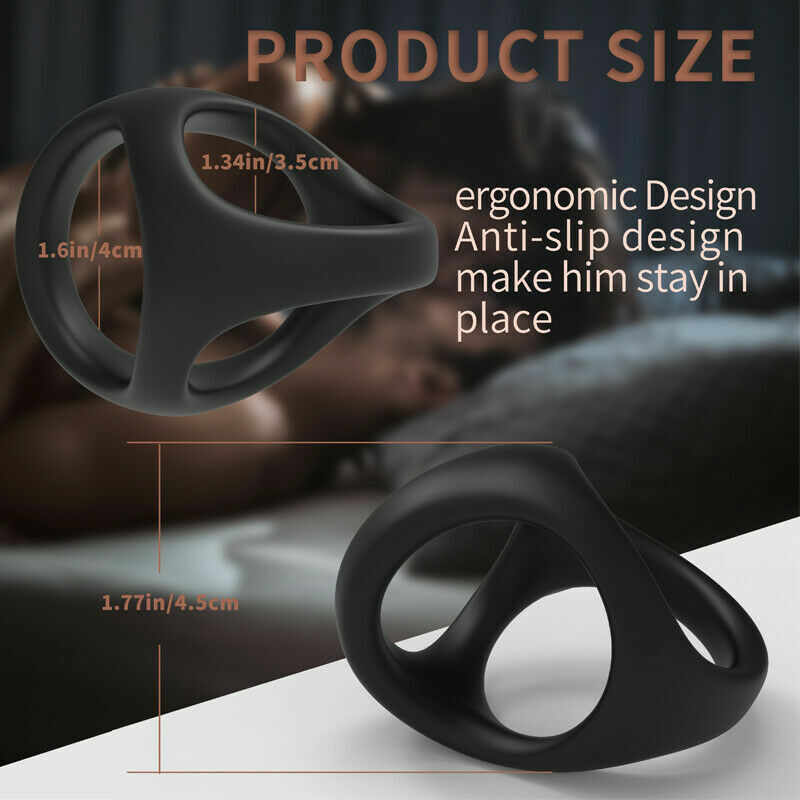 Penis-Extender-Harder-Stronger Male Enhancer Ball-Stretcher-Enhancer-Girth-Ring
