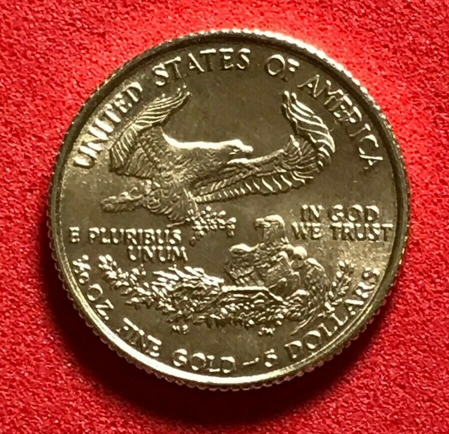 1993 American Gold Eagle 1/10 oz Brilliant Uncirculated