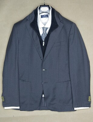 Lancetti M Gray Blazer  with Vist Size 40R