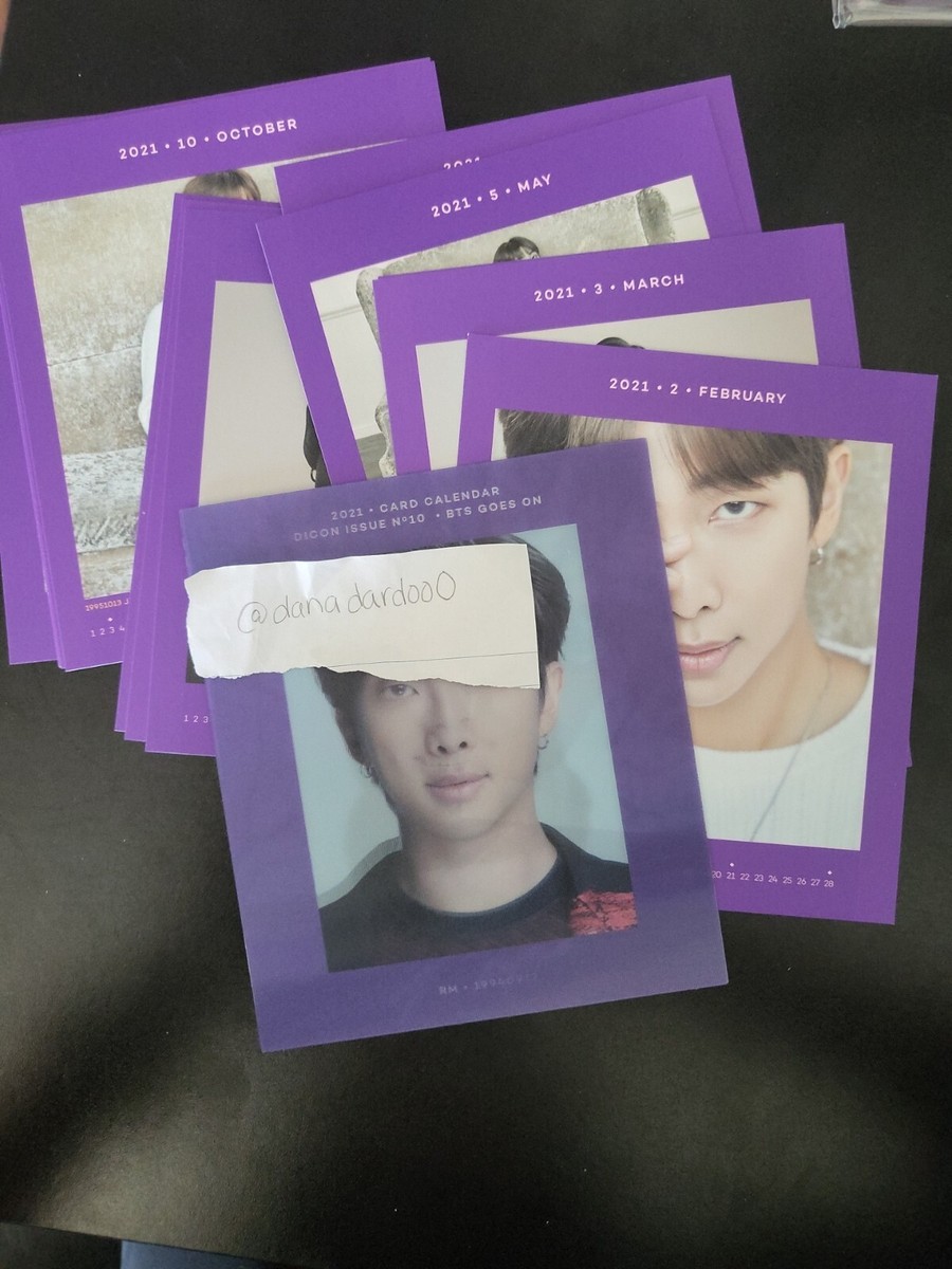 Bts Goes On Dicon RM Mini Book And Calendar Post Cards | eBay