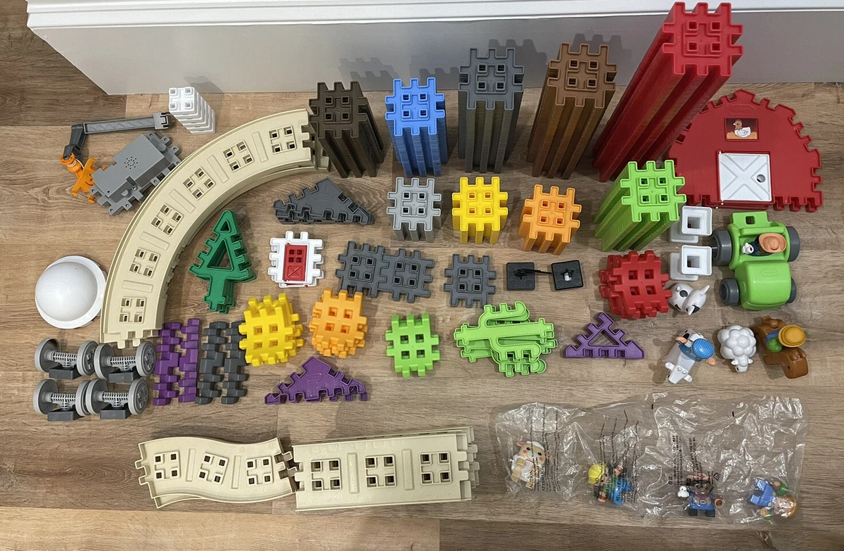 Waffle blocks train set sale