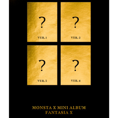 Monsta X FATASIA X Mini Album 4SET Photobook+Photocard+Etc+Tracking #