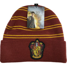 Harry Potter Hogwarts Beanie Hat Gryffindor Warm Cap Hat Cosplay BEANIE HAT