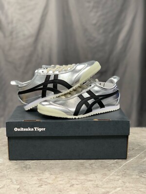 Onitsuka Tiger MEXICO 66 1183B566-020 Pure Silver/Black Classic Unisex Sneakers