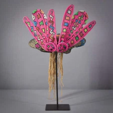 Zulu Isicholo Married Woman Headdress South Africa Sidley Collection