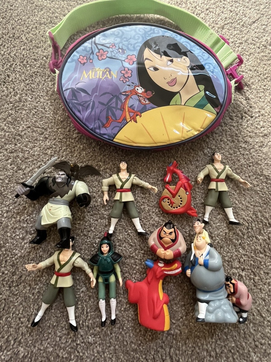 Action Figure Mulan Juguete Disney Mulan Collectible Toys Mushu