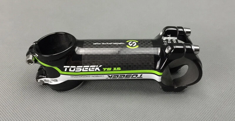 Carbon 3K alu 7° stems MTB Road Bike handlebar Stem 31.8*60/70/80/90/110mm Green - Image 4 of 4