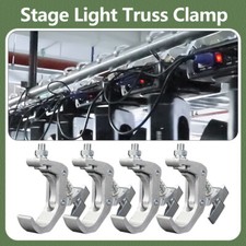 4Packs Clamp Truss Stage DJ Lighting Bracket Hook Clamp DJ Projector Bar Light