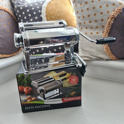 KitchenCraft World of Flavours Nudelmaschine/Manuelle Nudelmaschine - KCMACH2
