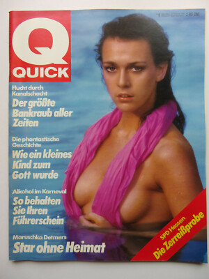 Quick Nr 9/1987, Maruschka Detmers, Whitney Houston, Jack White, Angie Williams