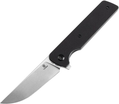 T2038A1 Tenable Anomaly Black G10 Handle Nitro-V Stonewash Blade IKBS Linerlock