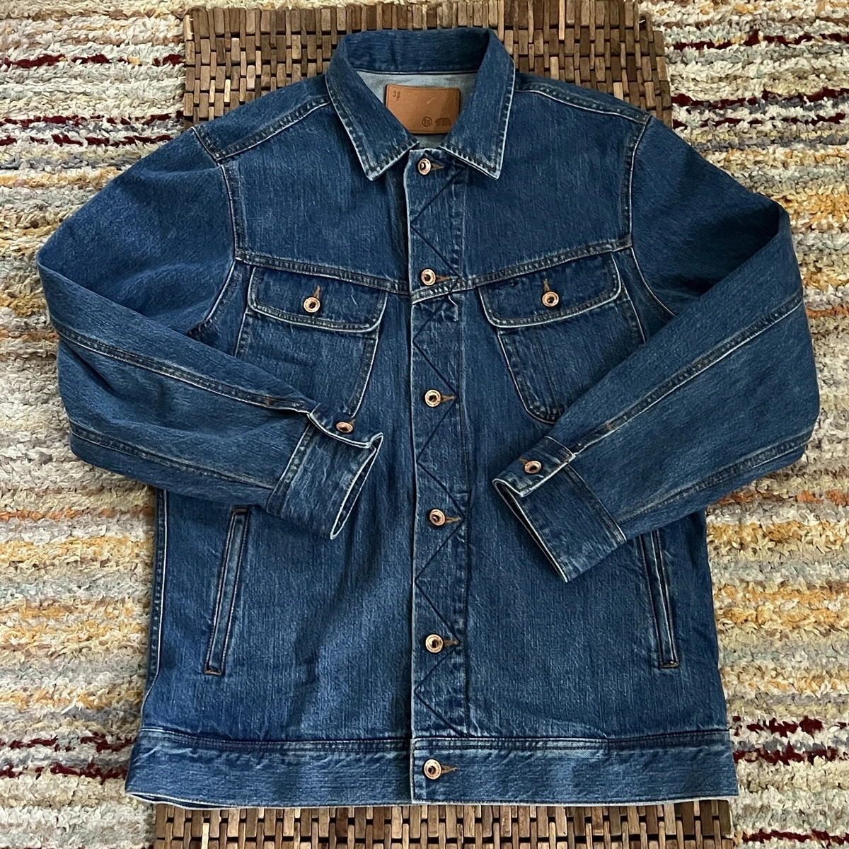 Taylor stitch long shop haul denim jacket