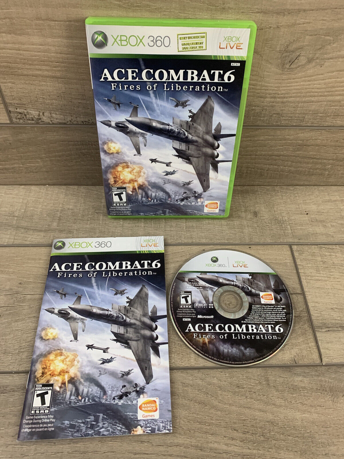 Ace Combat 6: Fires of Liberation (Microsoft Xbox 360) - Complete, Tested,  Clean