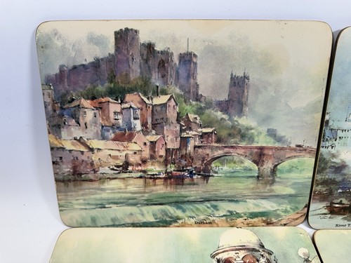 Pimpernel London England Landmarks Placemats Set of 6 Cork Backed Vintage - Afbeelding 3 van 13