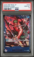 PSA 10 Roronoa Zoro SR ST21-015 Prize Flagship Battle One Piece Card Japanese