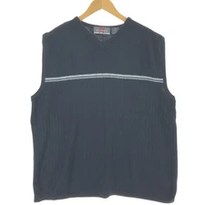 Used REDLANDS V-neck acrylic knit vest size L (men's)