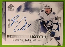 DECLAN CARLILE FUTURE WATCH 2024-25 SP AUTHENTIC HORIZONTAL /599 AUTOGRAPH #149